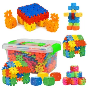 88Pcs Digital Letter Cube Building Blocks