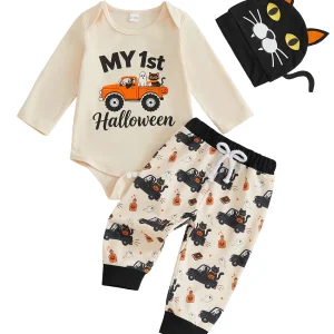 Halloween Long Sleeve Romper Outfit