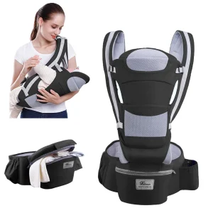 Ergonomic Baby Carrier Backpack with Hipseat